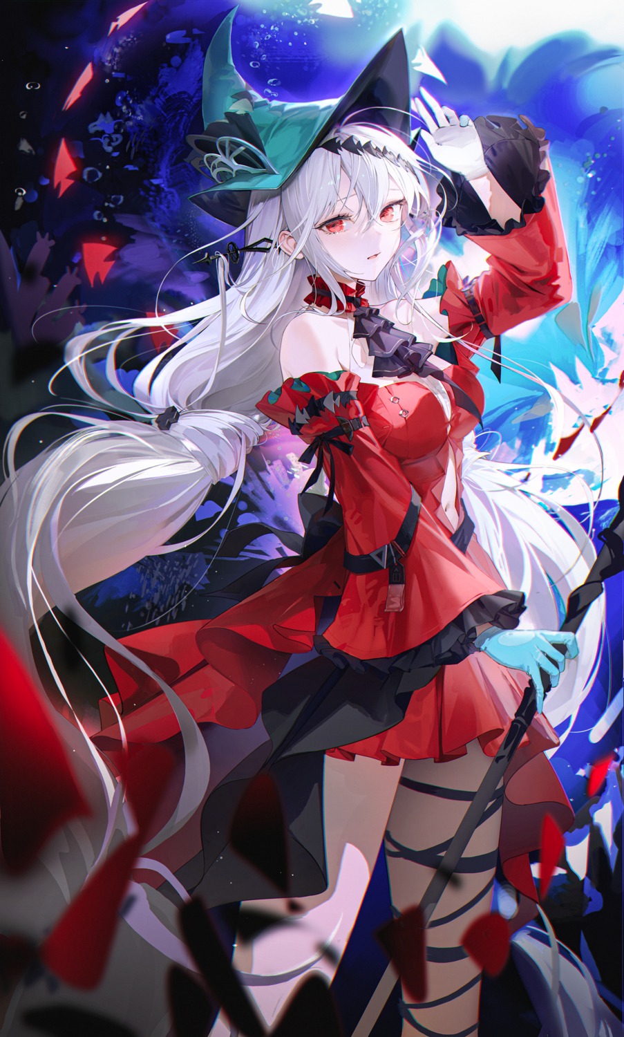 arknights, dress, oyabuli, skadi_(arknights)