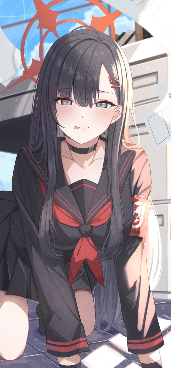 blue_archive, halo, hanma_amnah, nakamasa_ichika, seifuku