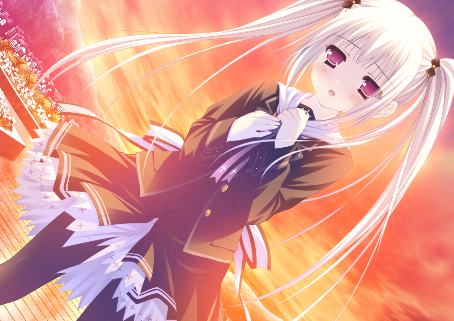 hello_good-bye, hiiragi_koharu, lump_of_sugar, moekibara_fumitake, pantyhose, seifuku