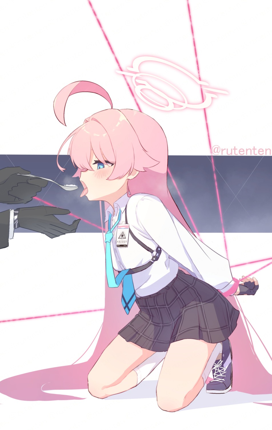 blue_archive, bondage, halo, ruten_(onakasukusuku), seifuku, takanashi_hoshino