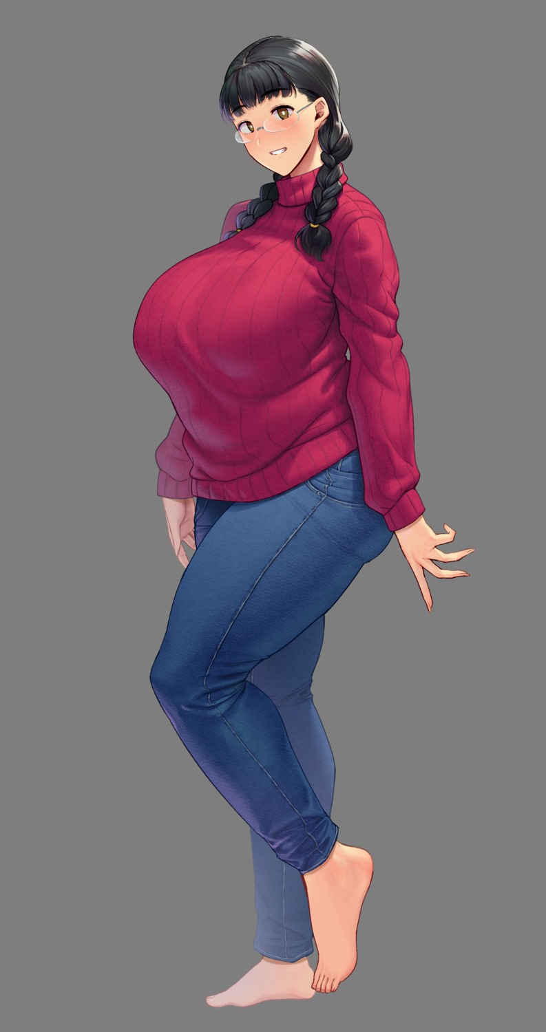 ac_butsupa, megane, sweater, transparent_png