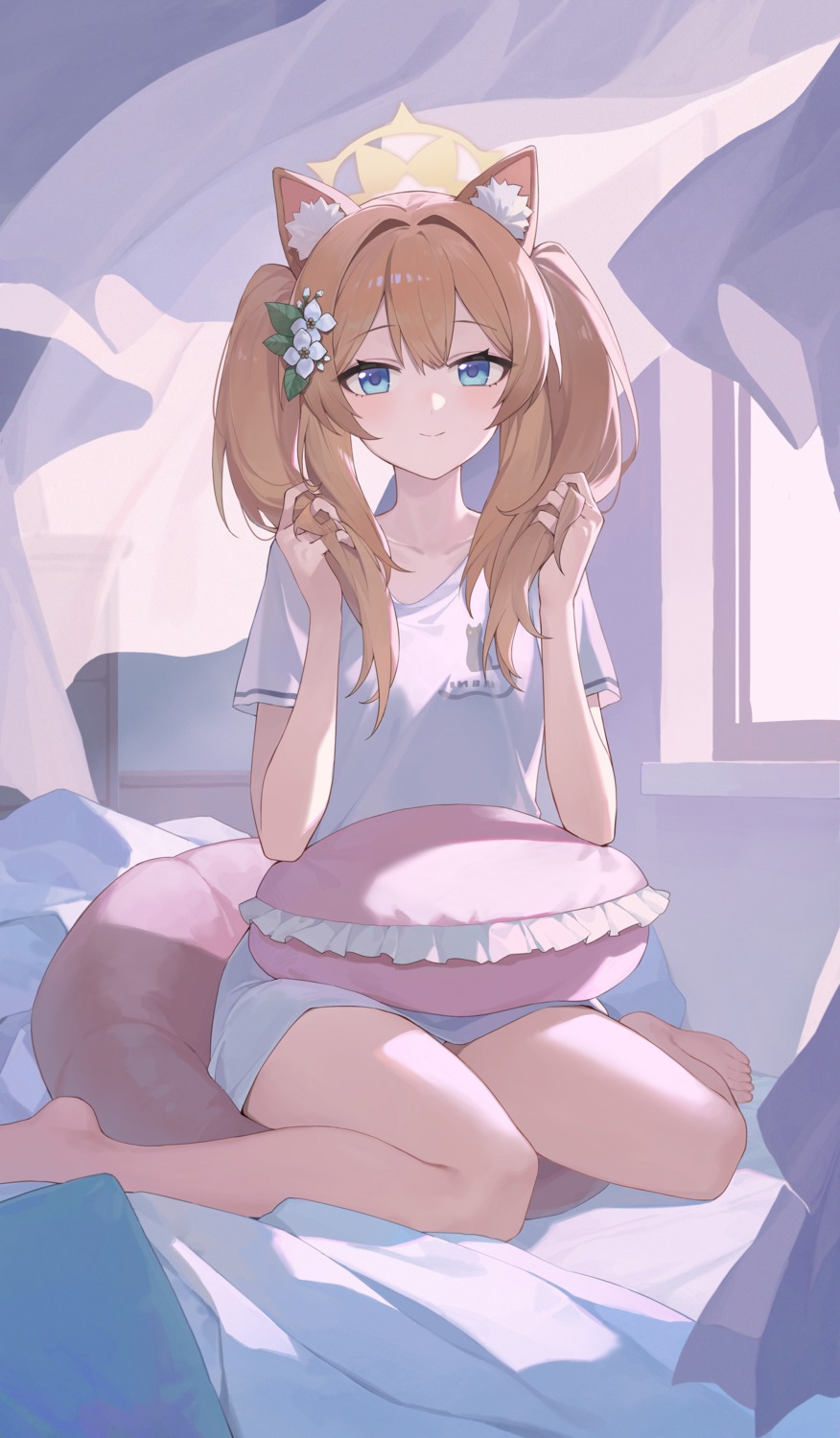 animal_ears, blue_archive, broken_(7589468), halo, iochi_mari, nekomimi