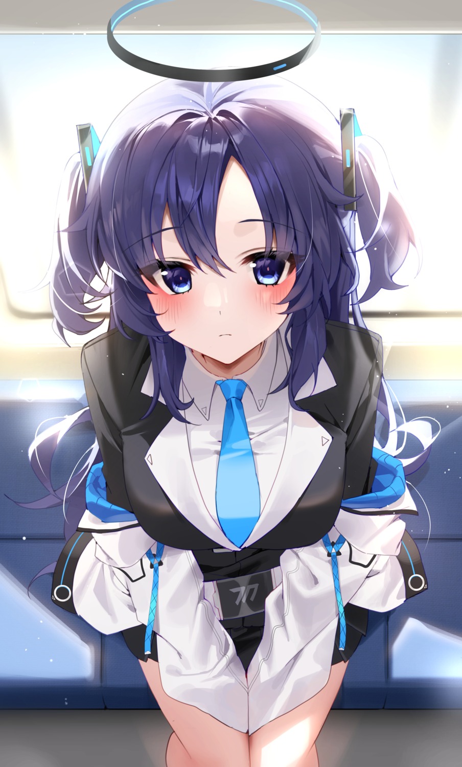 blue_archive, emduck, halo, hayase_yuuka, seifuku