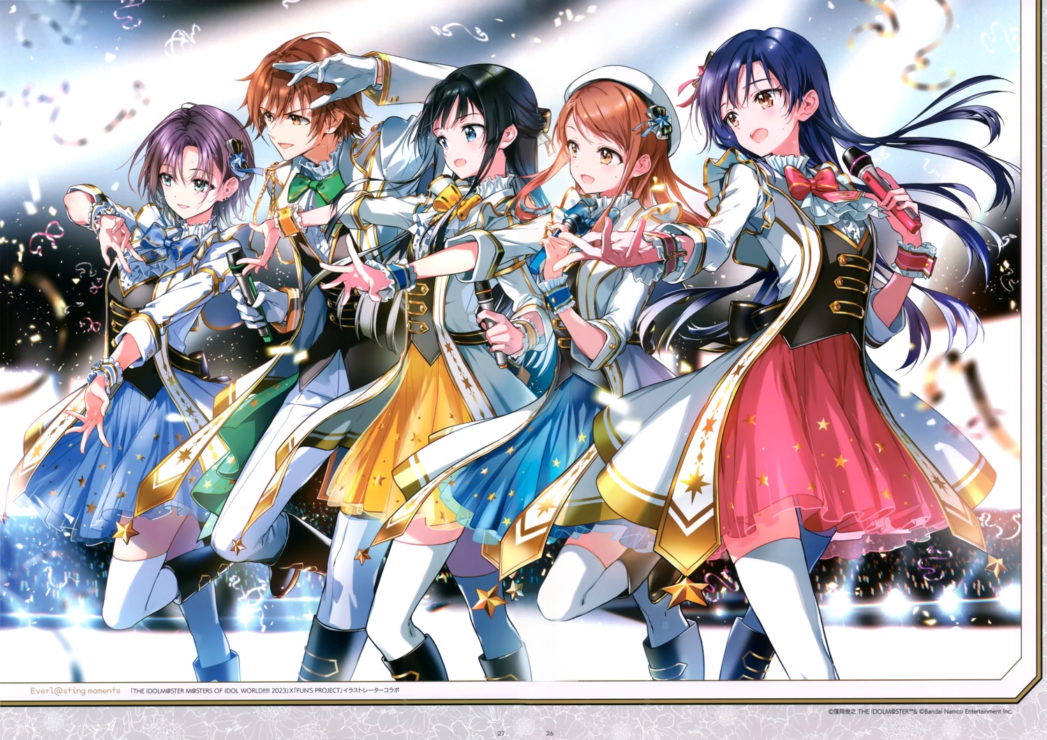 asakura_tooru, atelier_tiv_artworks, crossover, houjou_karen, kisaragi_chihaya, mogami_shizuka, see_through, tendou_teru