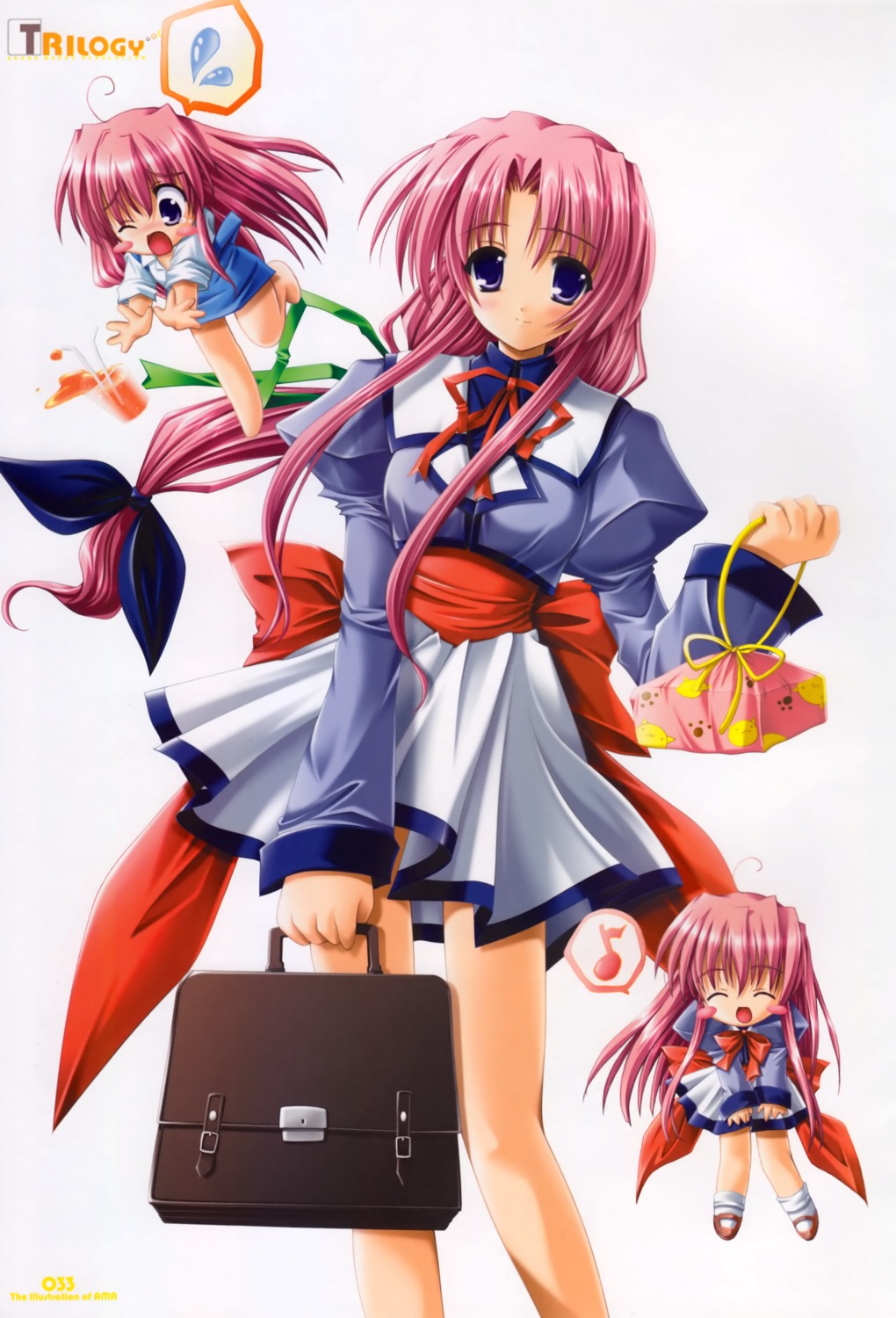 akane_makes_revolution, chibi, hayasaka_hiyori, ikegami_akane, mizuiro, seifuku