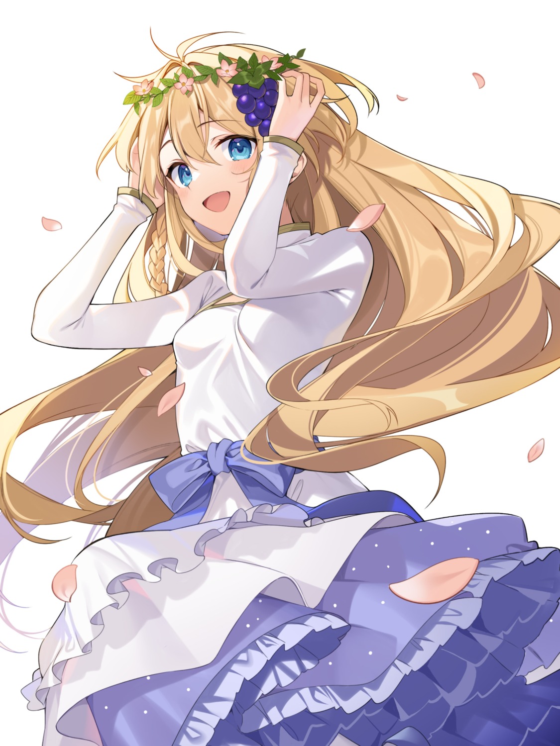 belzerg_stylish_sword_iris, dress, kono_subarashii_sekai_ni_shukufuku_wo!, mishima_kurone