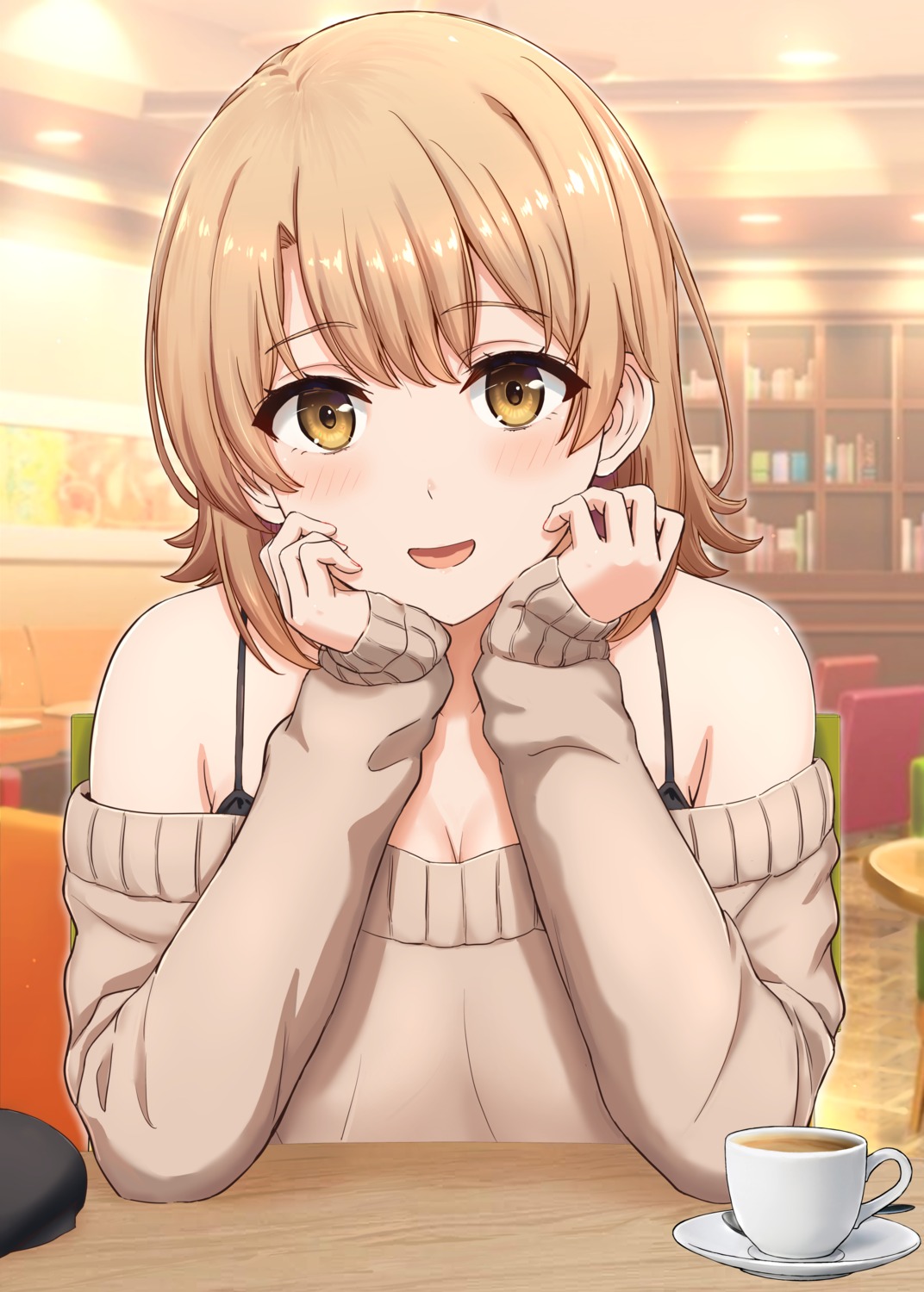 inanaki_shiki, isshiki_iroha, sweater, yahari_ore_no_seishun_lovecome_wa_machigatteiru.