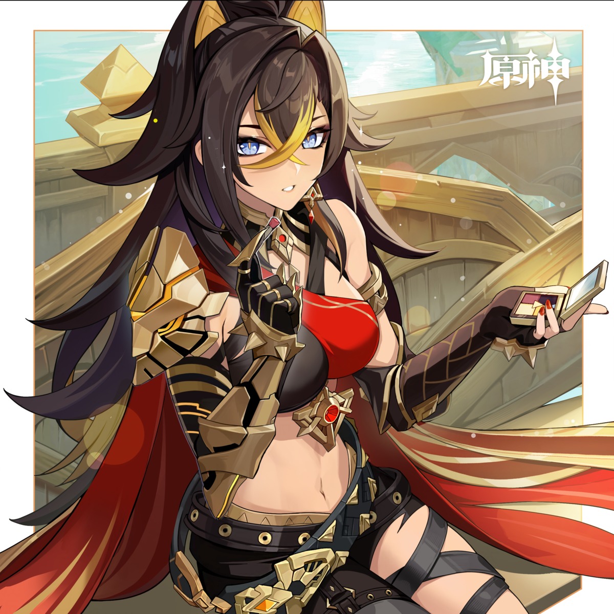 armor, dehya, garter, genshin_impact, tagme