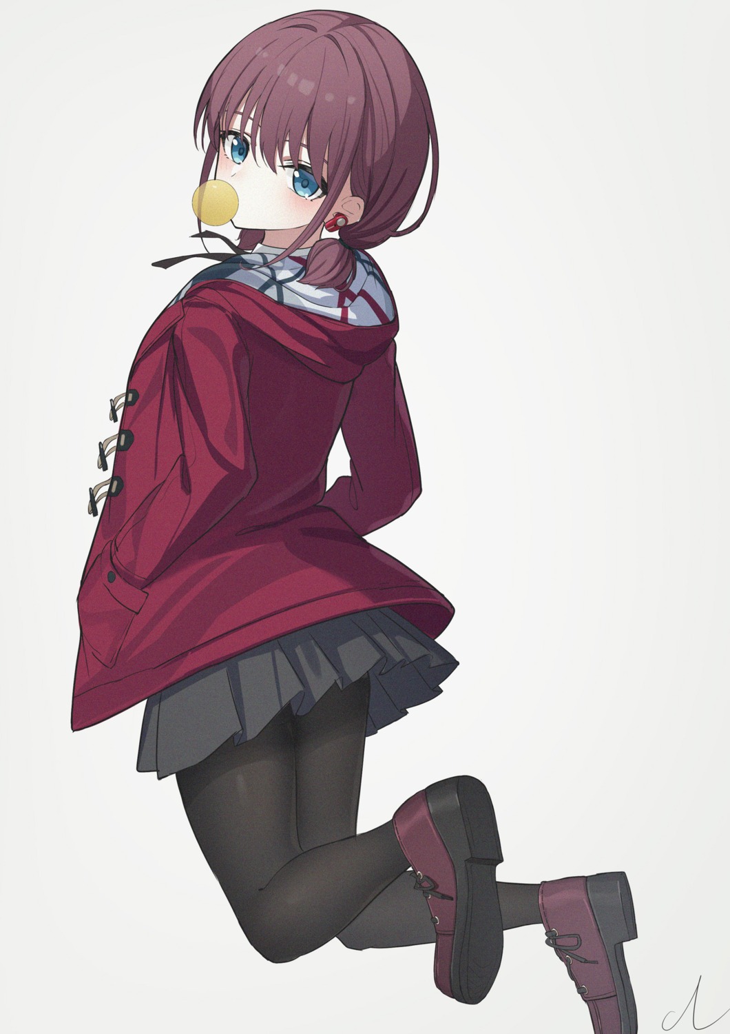 girls_band_cry, iseri_nina, natsugou_shinogi, pantyhose, seifuku