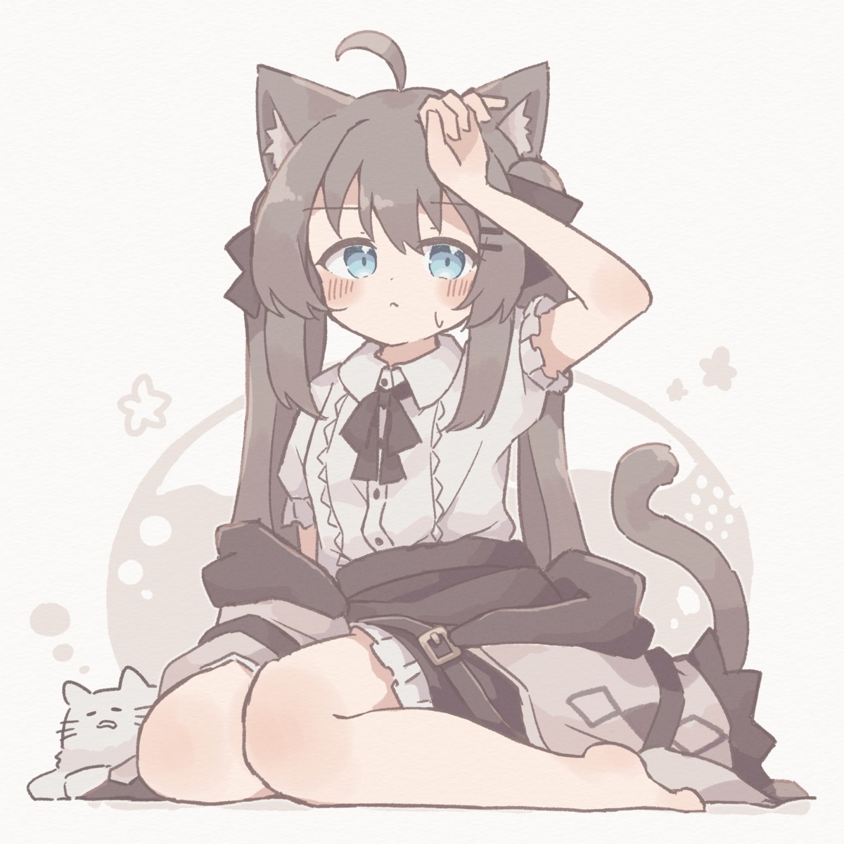 animal_ears, colon_br, neko, nekomimi, tail