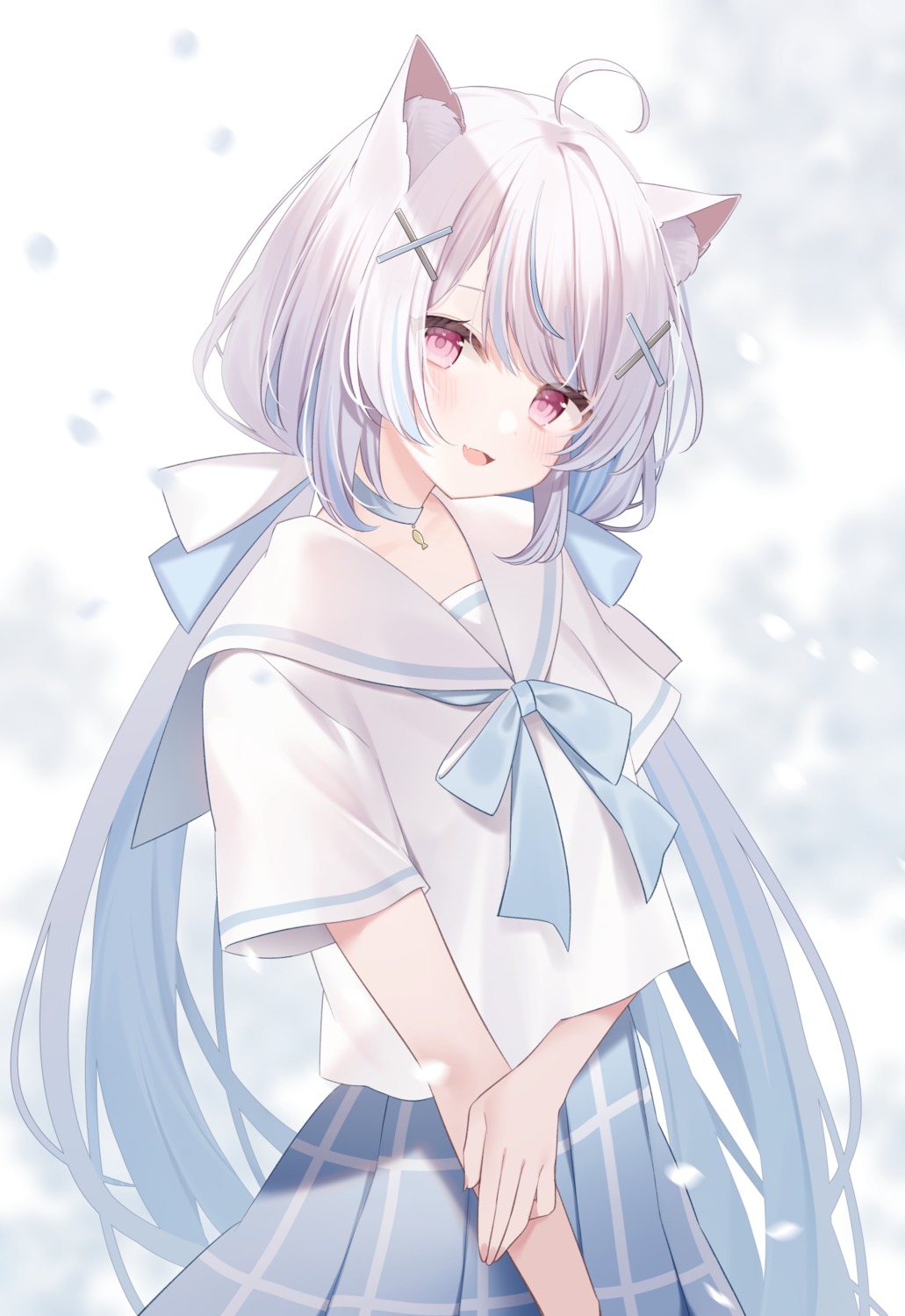 animal_ears, nekomimi, ragi_(diabolik_angle), seifuku, shanoa_(vtuber), shanoa_asmr