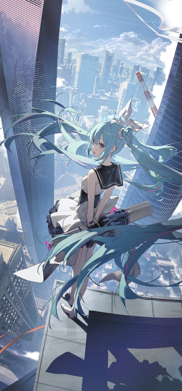 blue_archive, hatsune_miku, kieed, vocaloid