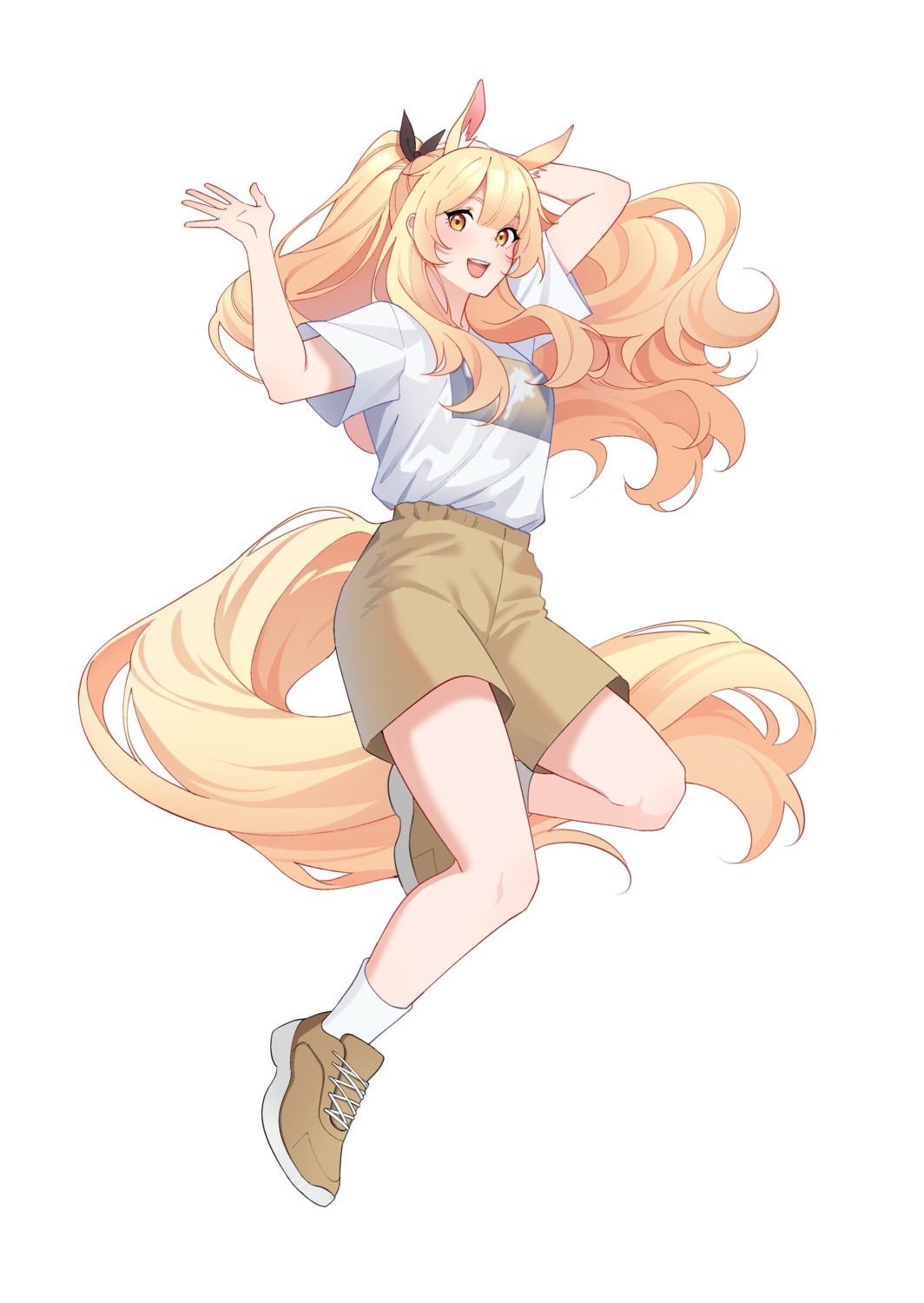 animal_ears, arknights, avi_(baltika_seven), blemishine_(arknights), tail