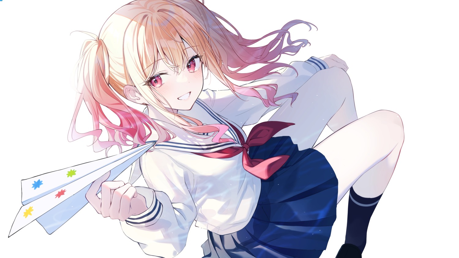 pantyhose, project_sekai, seifuku, tenma_saki, timmoo, wallpaper