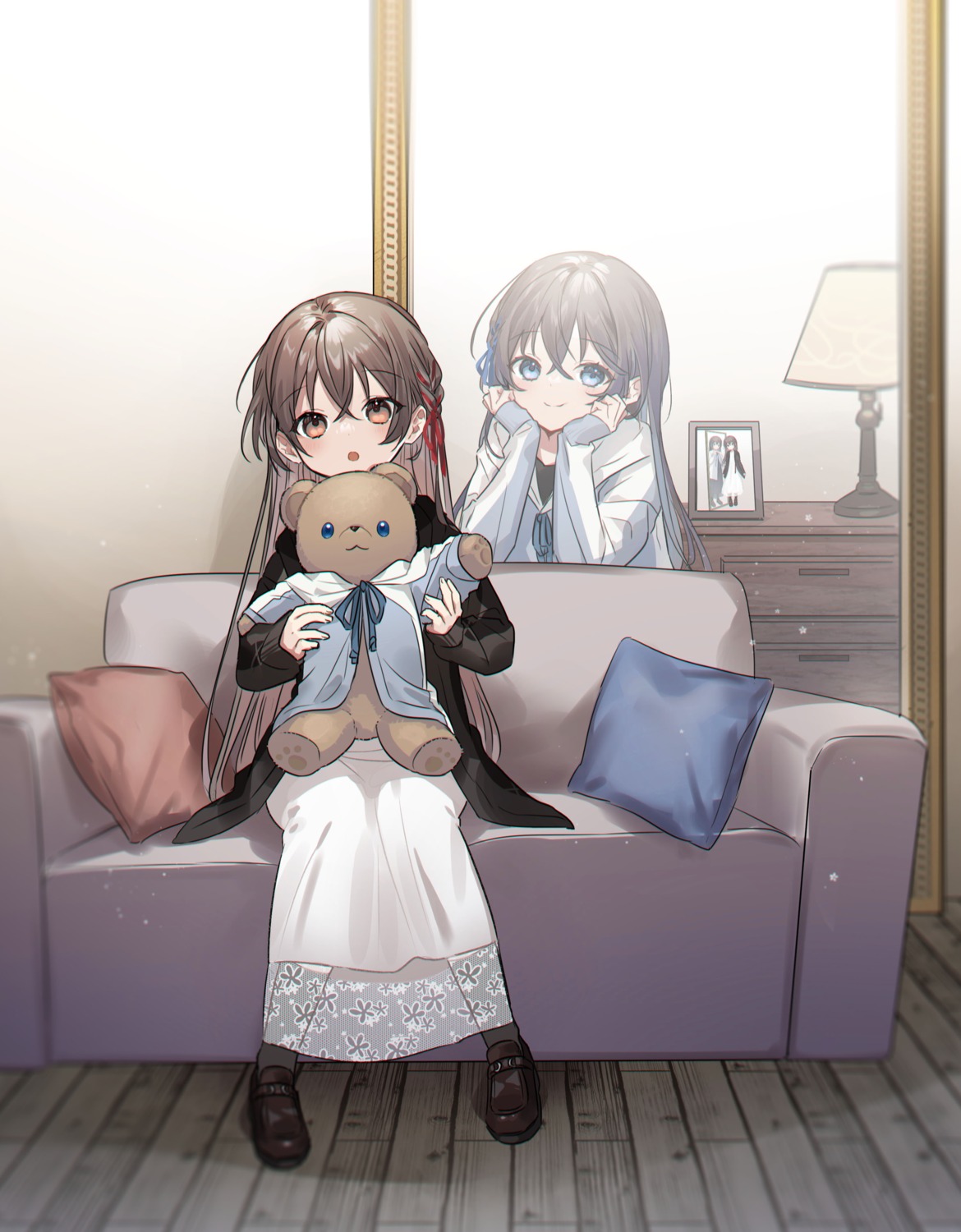 kaisake, mirror_ribbons, see_through, seiran_(mirror_ribbons), shuan_(mirror_ribbons)
