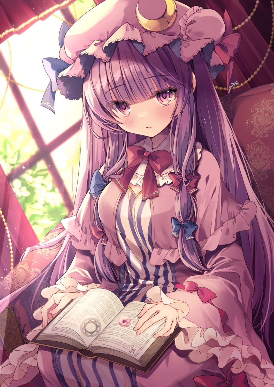 dress, kasane_(sanelta), patchouli_knowledge, touhou