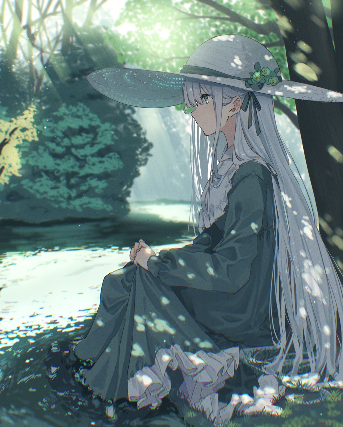 dress, rinzawa, wet