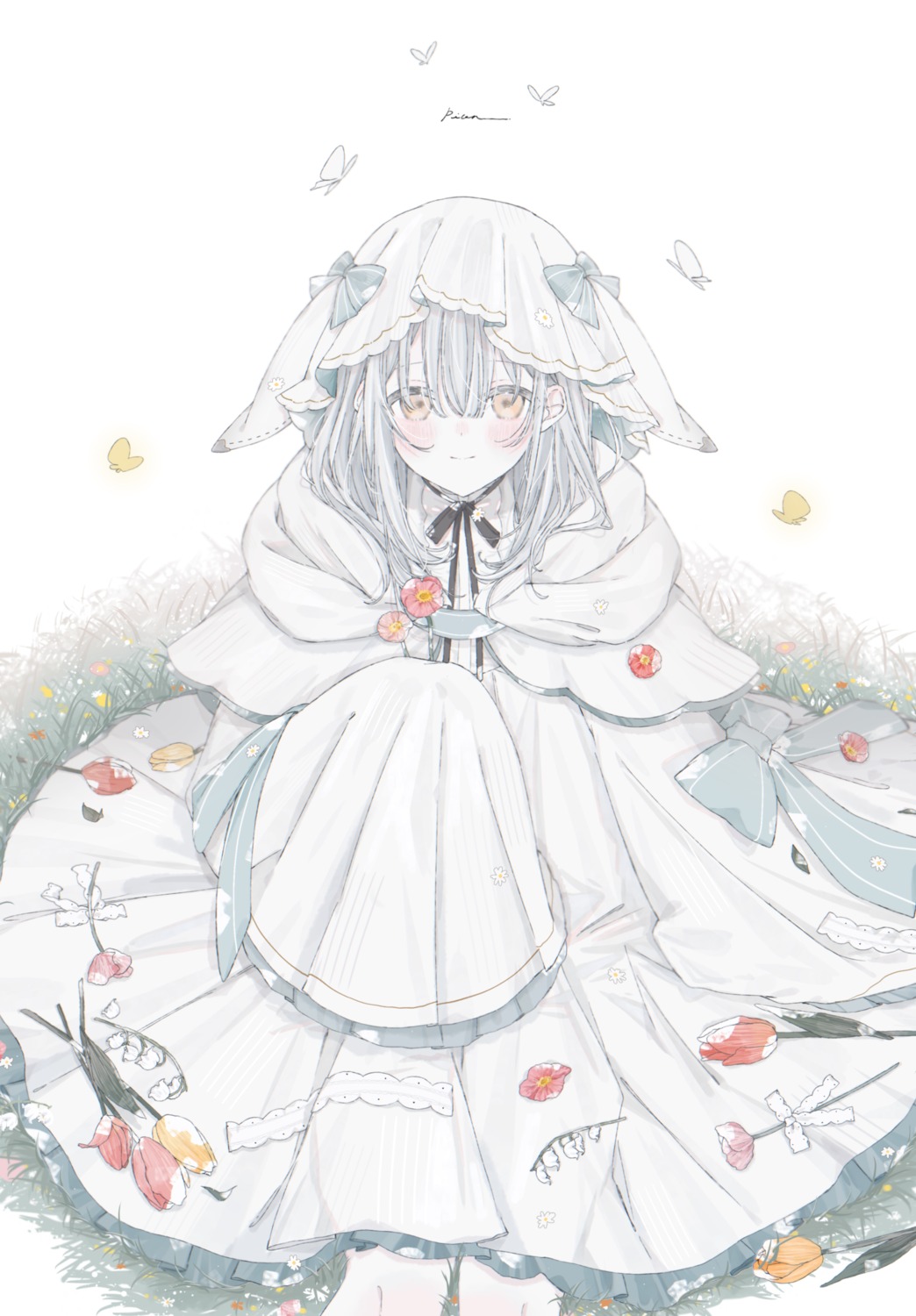 dress, driedflower, indie_virtual_youtuber, pion_(vtuber)