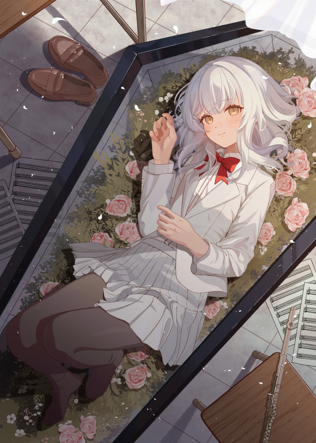 camunekoz, indie_virtual_youtuber, pantyhose, pion_(vtuber), seifuku