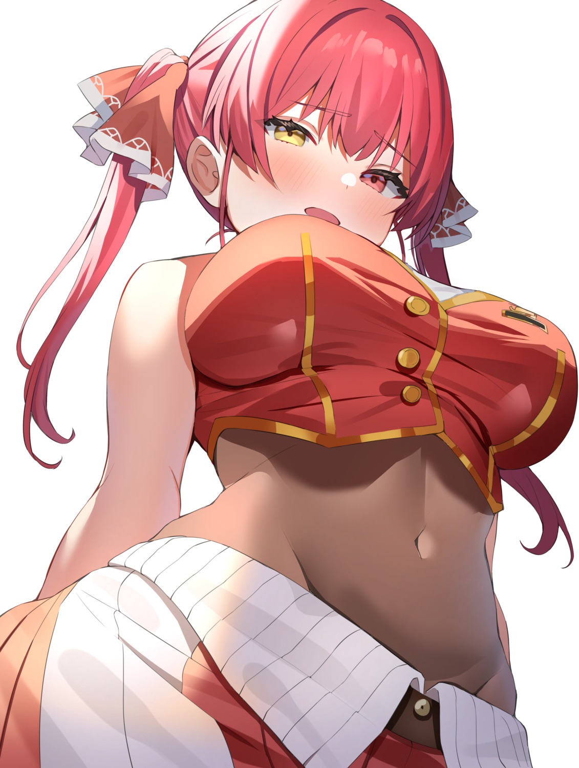 aa44, heterochromia, hololive, houshou_marine