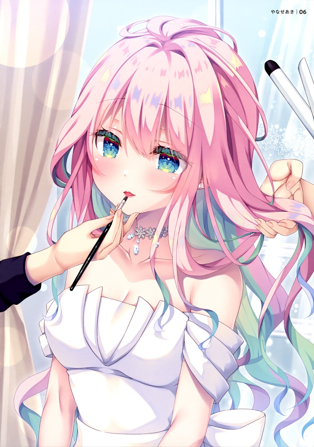 dress, no_bra, yanase_aki