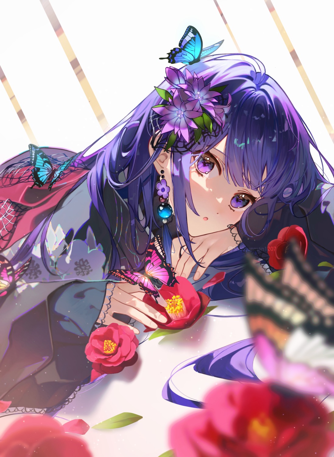genshin_impact, japanese_clothes, raiden_shogun, shotgunman