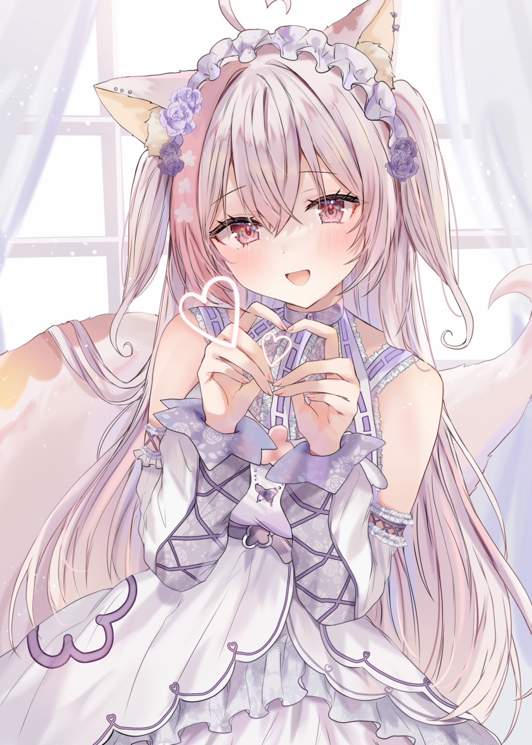 animal_ears, dress, maruro, tail