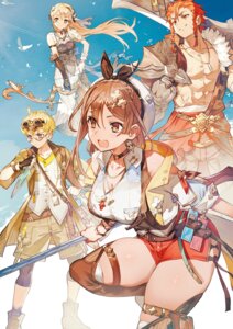 armor, atelier, atelier_ryza, atelier_ryza_3, cleavage, garter, klaudia_valentz, koei_tecmo