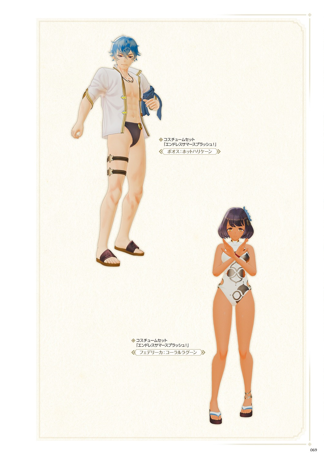atelier, atelier_ryza, atelier_ryza_3, bos_brunnen, federica_lamberti, garter, koei_tecmo, swimsuits