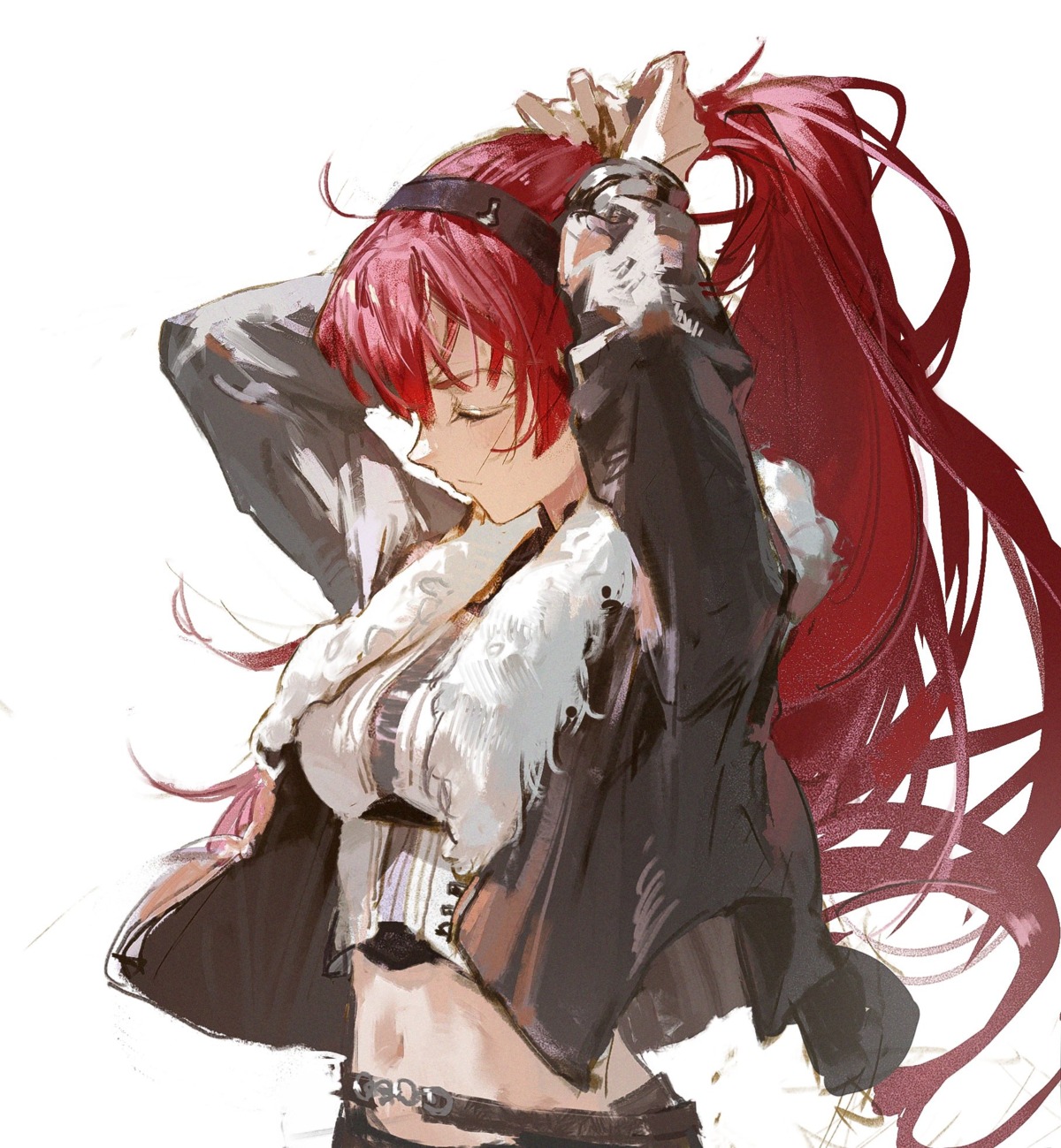 dinoartforame, eris_boreas_greyrat, mushoku_tensei, sketch