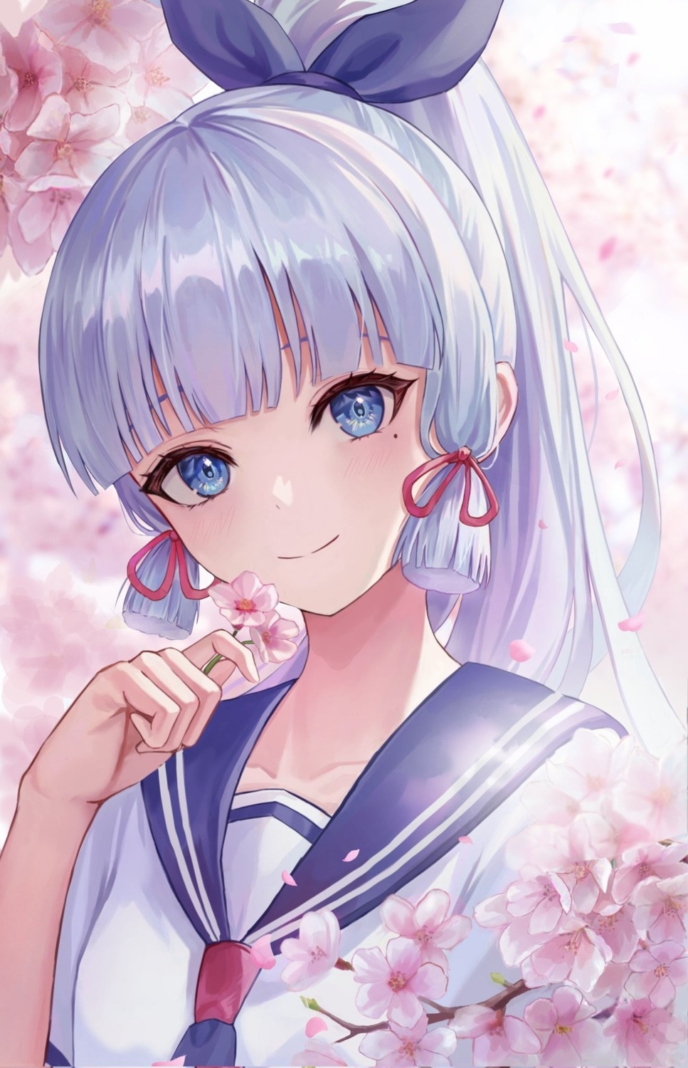 genshin_impact, kama_(kama_ovo), kamisato_ayaka, seifuku