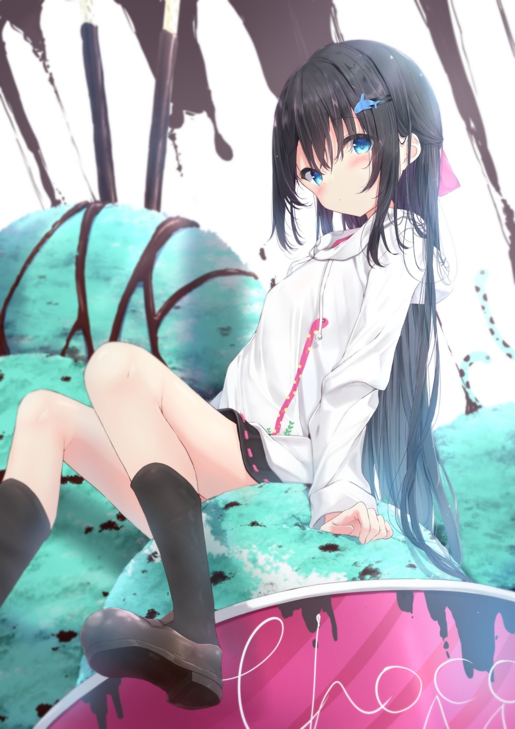 fairy_eye, shirakawa_yumea, skirt_lift
