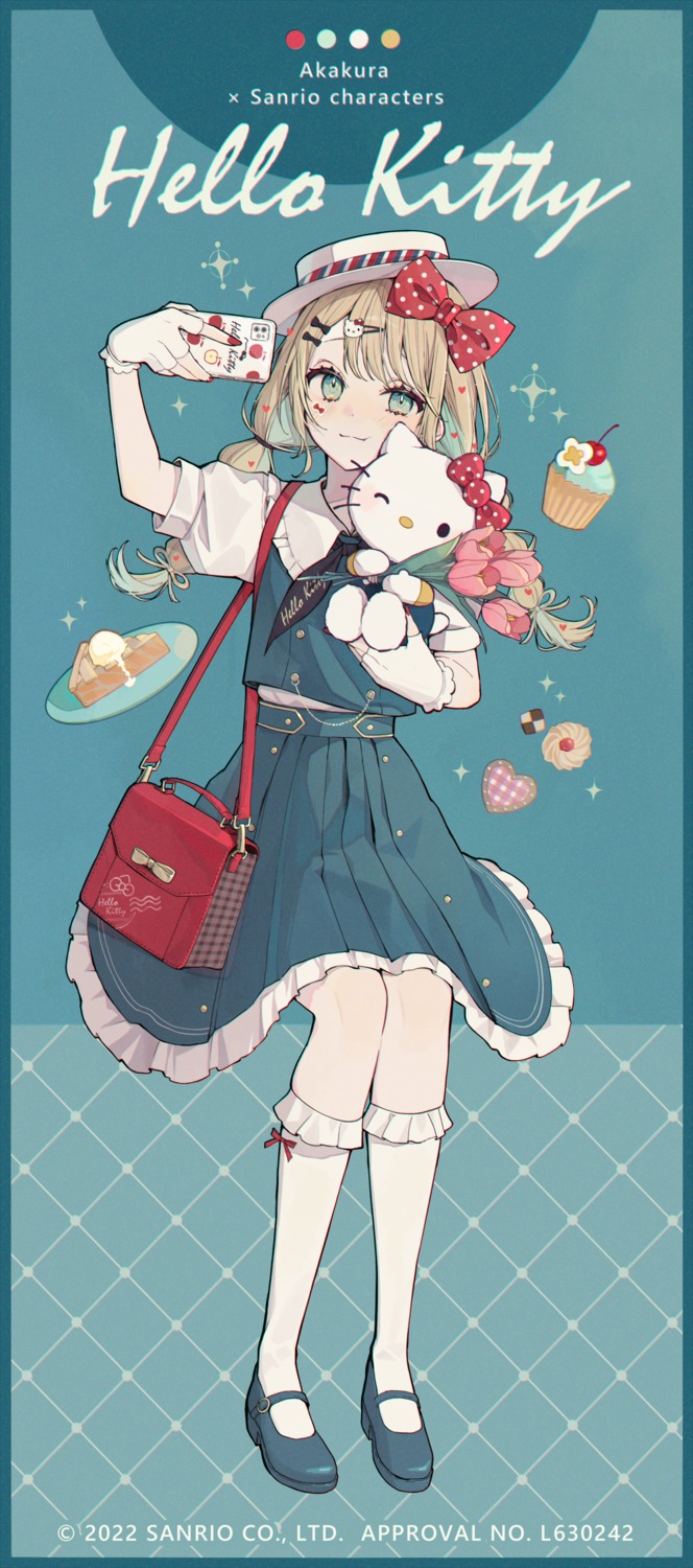 akakura, crossover, hello_kitty, hello_kitty_(sanrio), neko, sanrio, selfie