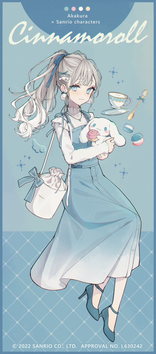 akakura, cinnamoroll, crossover, dress, heels, sanrio