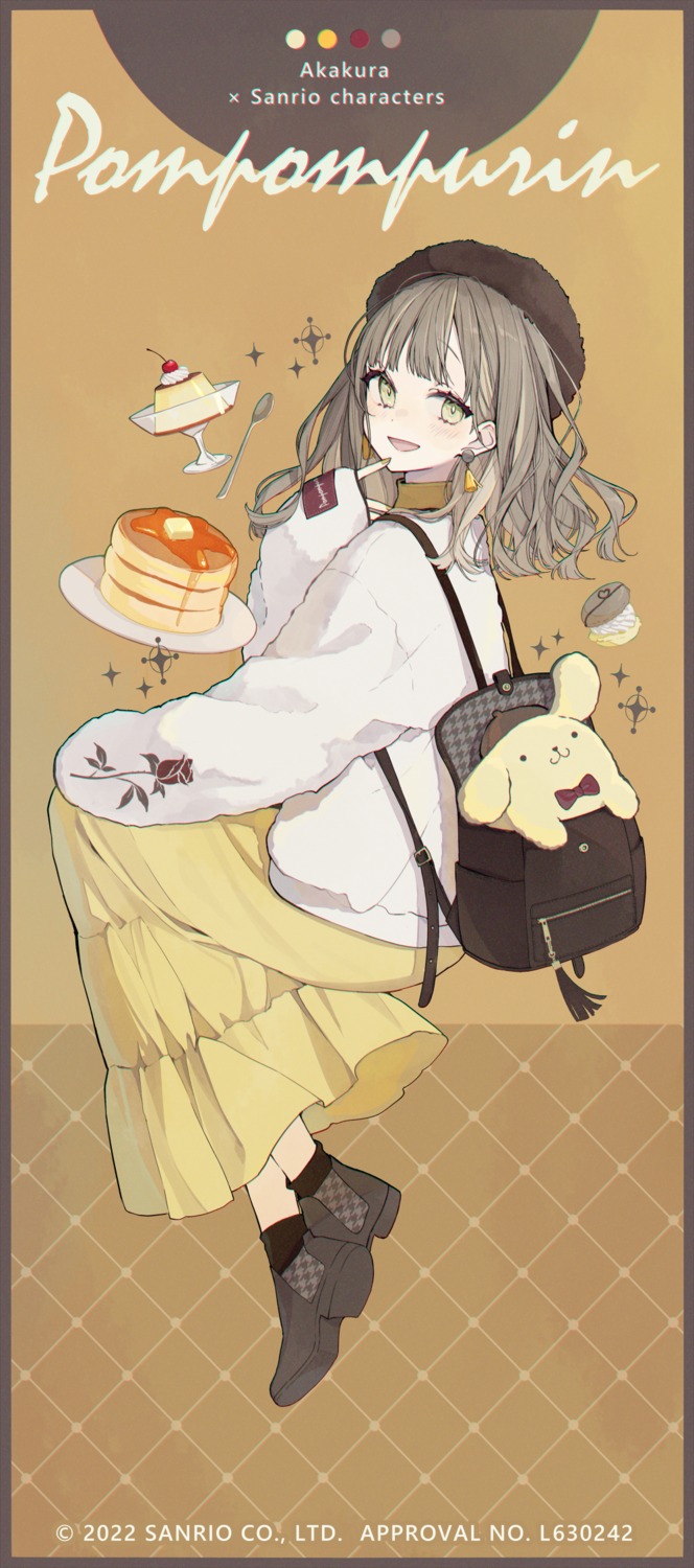 akakura, crossover, pompompurin, sanrio