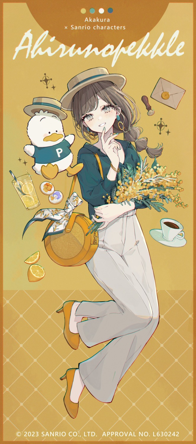 ahiru_no_pekkle, akakura, crossover, heels, sanrio