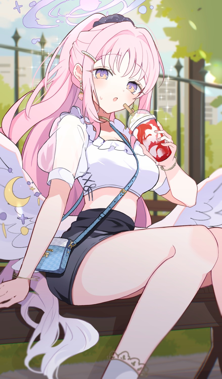 angel, blue_archive, misono_mika, see_through, utaka, wings