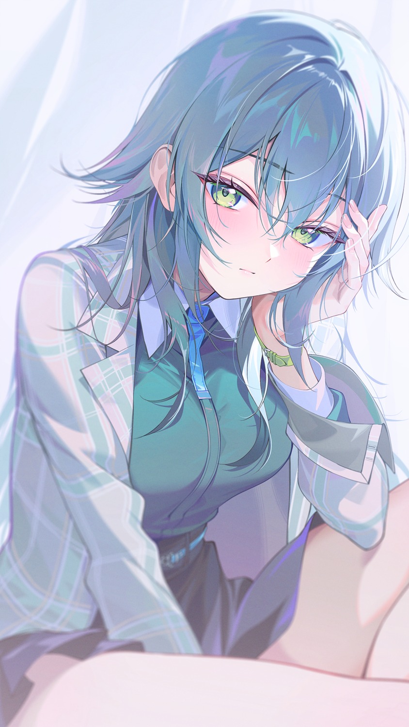 gakuen_idolm@ster, kainown, seifuku, skirt_lift, the_idolm@ster, tsukimura_temari