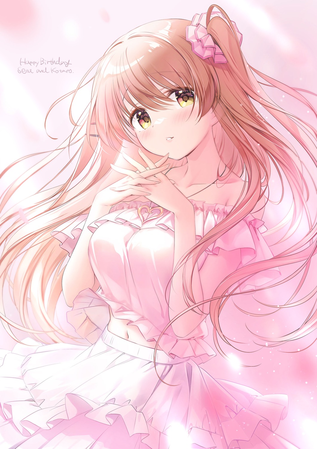 himeno_sena, kimishima_ao, koi_x_shin_ai_kanojo, no_bra, shirt_lift, us:track