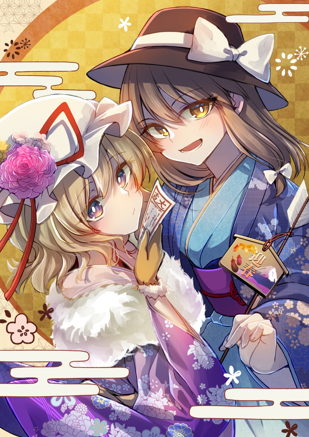 kimono, kinese_(katasutorohu), maribel_hearn, touhou, usami_renko