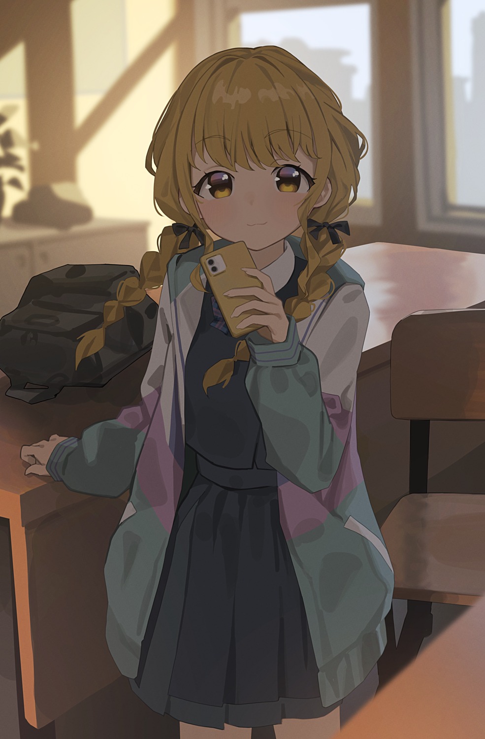 fujita_kotone, gakuen_idolm@ster, nnmbpx, seifuku, the_idolm@ster
