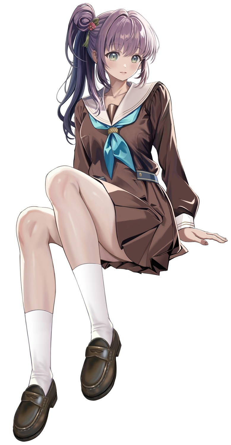 love_live!_(series), love_live!_hasu_no_sora_jogakuin_school_idol_club, otomune_kozue, seifuku, skirt_lift, zaofeng
