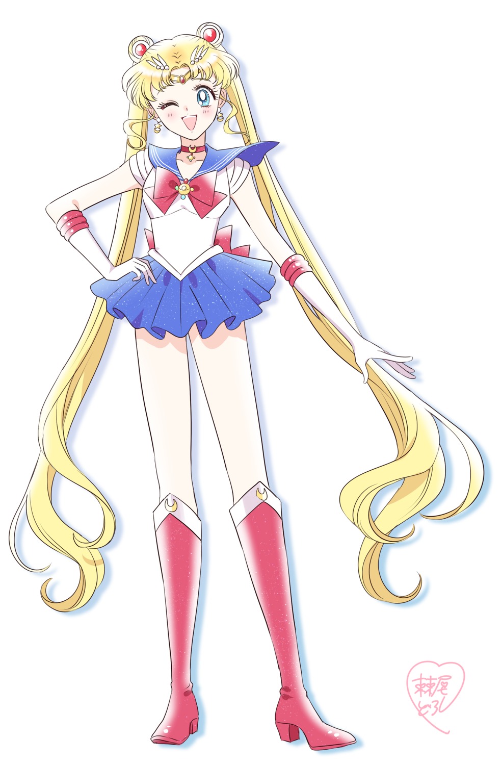 bishoujo_senshi_sailor_moon, heels, loveodoro, seifuku, tsukino_usagi