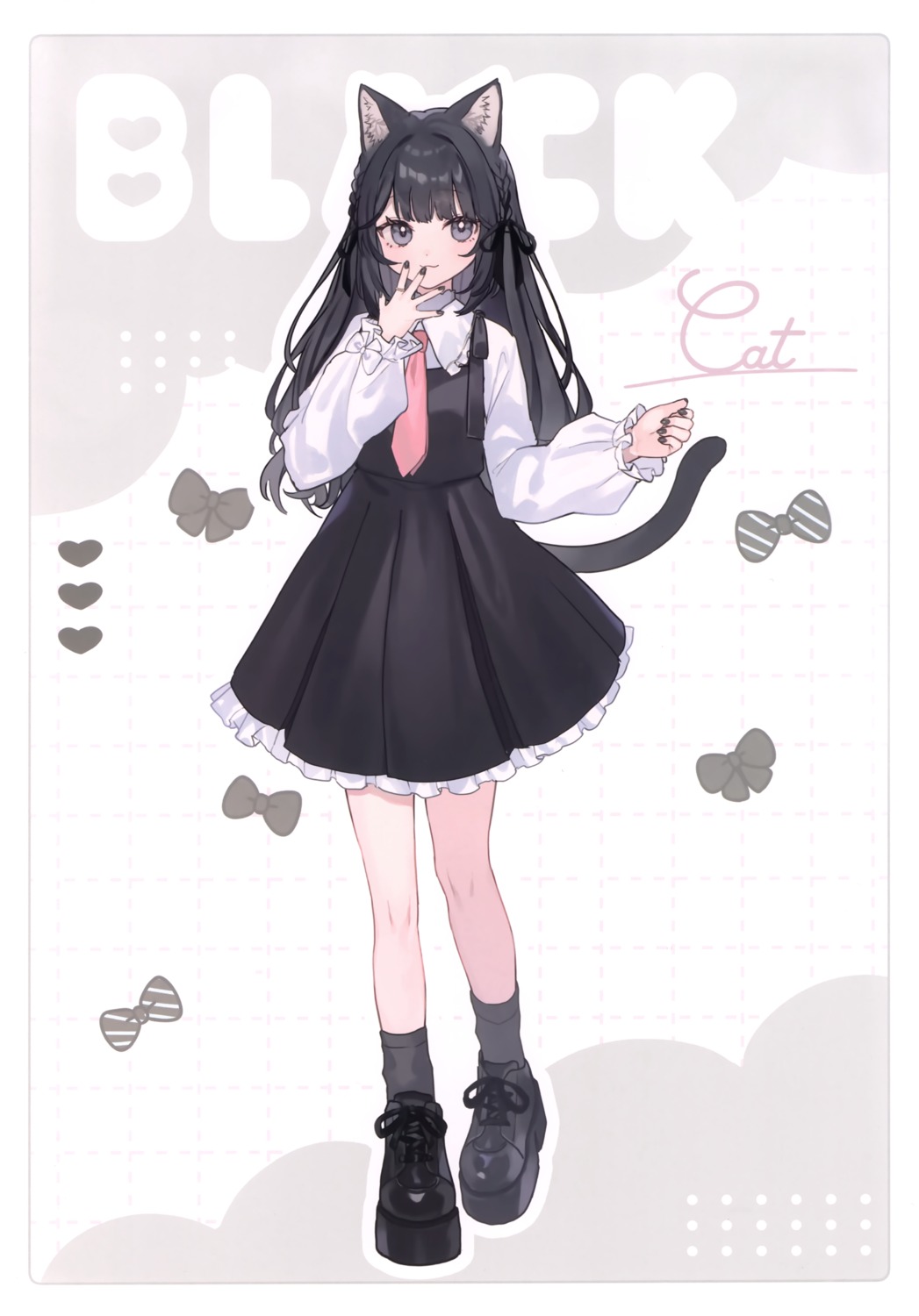 animal_ears, kinako_mocchi, nekomimi, seifuku, shugao, tail