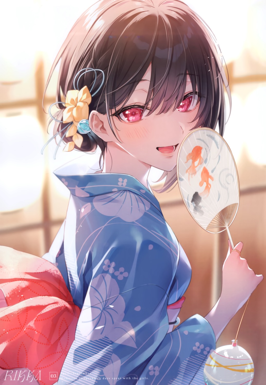 akira_(naka_mura), naka_mura, rikka_(naka_mura), yukata