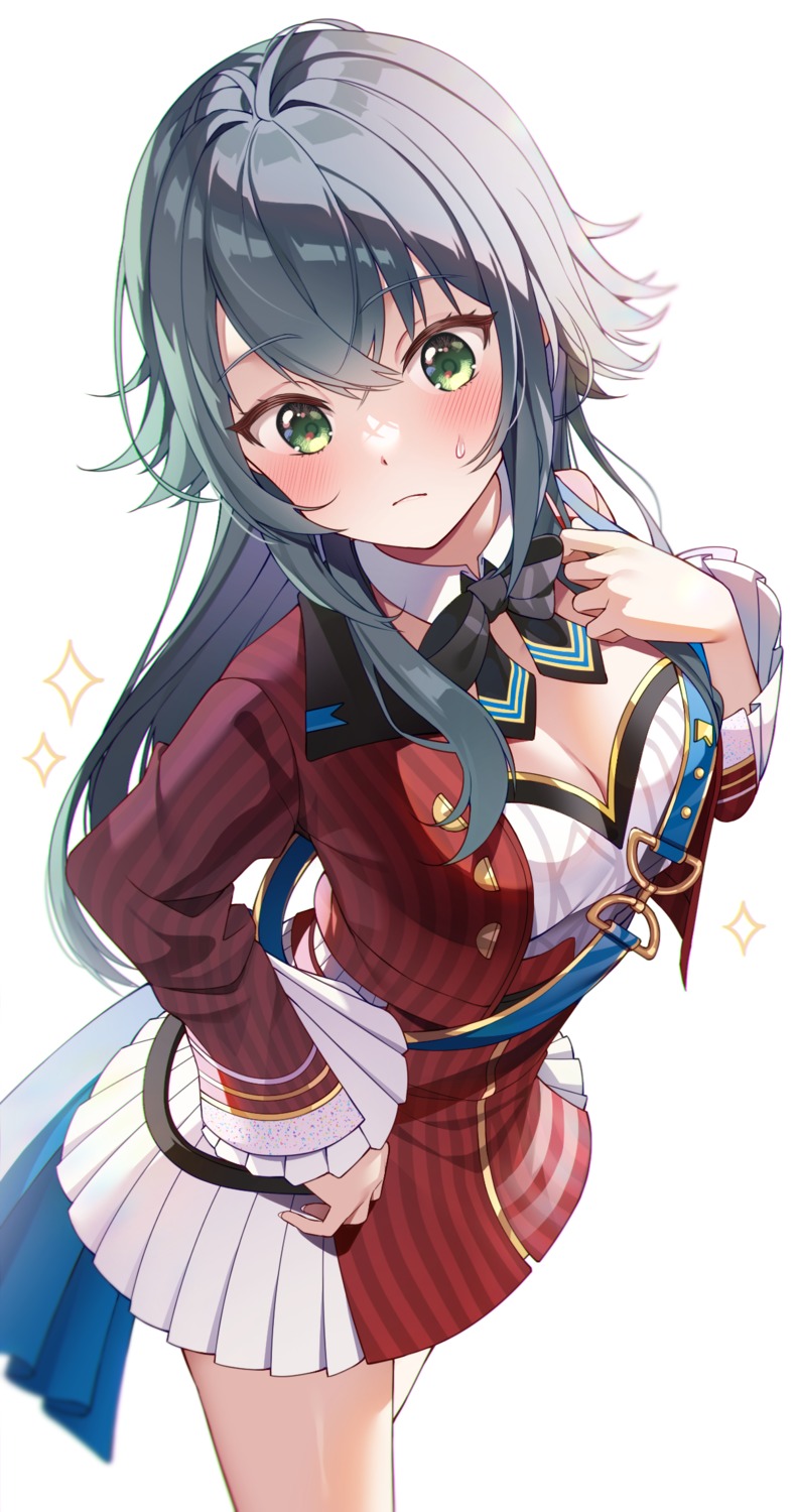 cleavage, doughnut_(smmp4848), gakuen_idolm@ster, the_idolm@ster, tsukimura_temari, uniform