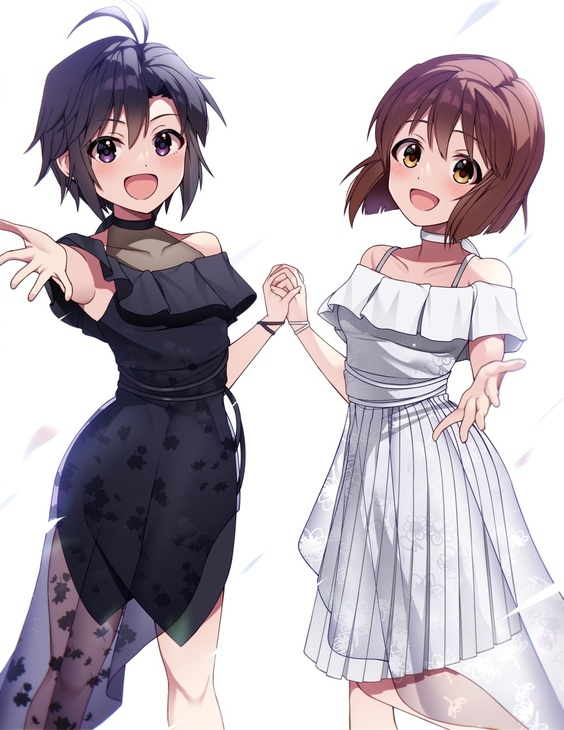 doughnut_(smmp4848), dress, hagiwara_yukiho, kikuchi_makoto, see_through, the_idolm@ster