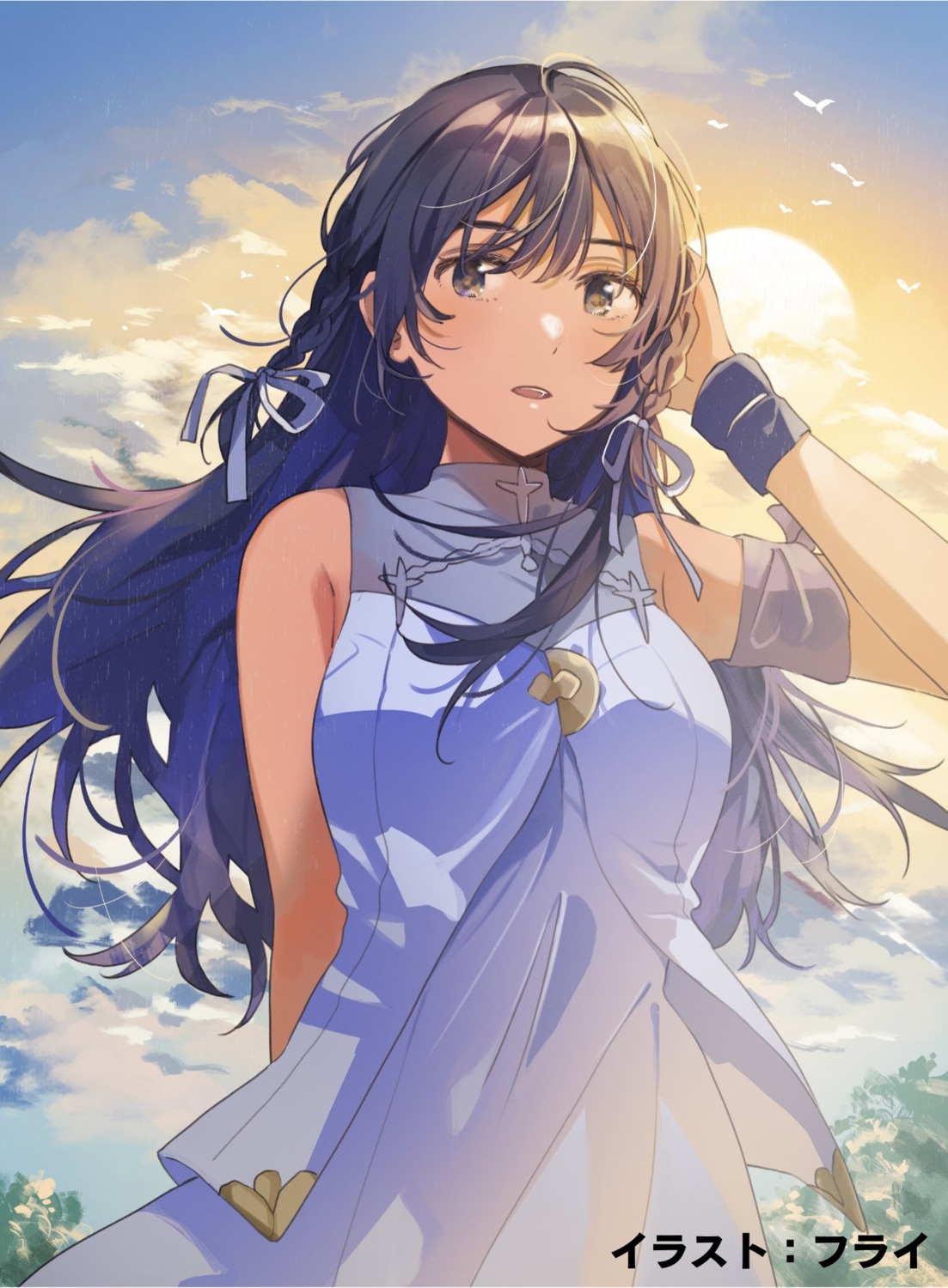 dress, fly, tinasha_(unnamed_memory), unnamed_memory
