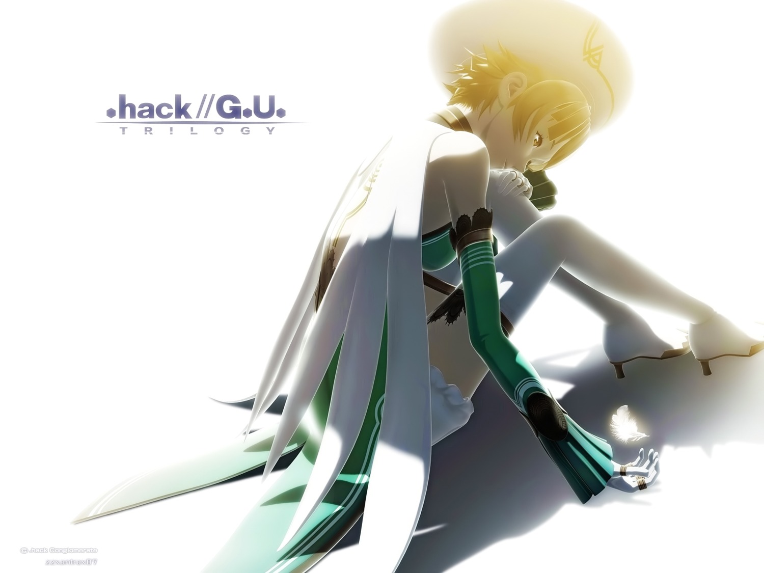.hack//, atoli, thighhighs, wallpaper