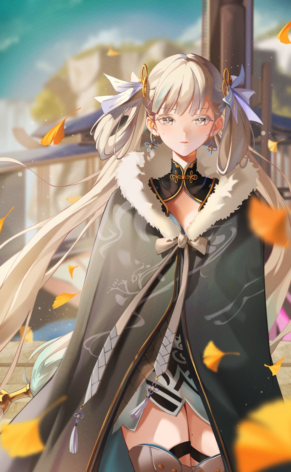 asian_clothes, chigusa7h, jinhsi, thighhighs, wuthering_waves